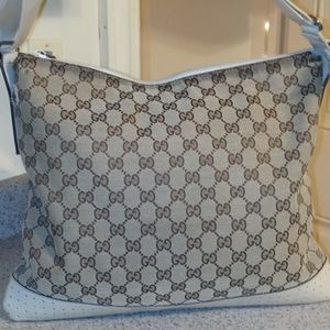 Gucci Beige and Brown Crossbody Bag